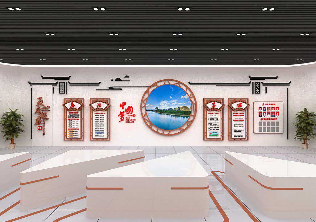 全套黨員活動(dòng)室展廳設(shè)計(jì)(圖4)