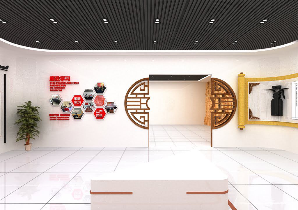 全套黨員活動(dòng)室展廳設(shè)計(jì)(圖5)