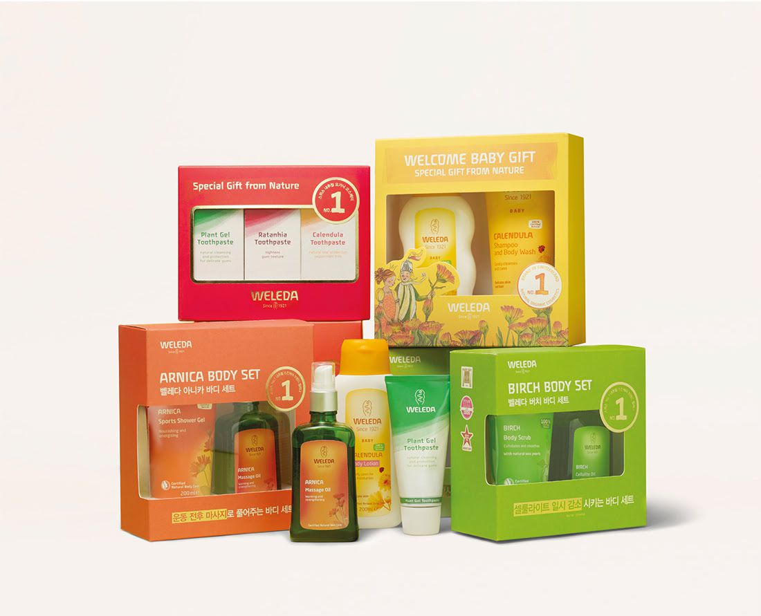 WELEDA OLIVE YOUNG 牙齒護(hù)理套裝包裝設(shè)計項目(圖1)