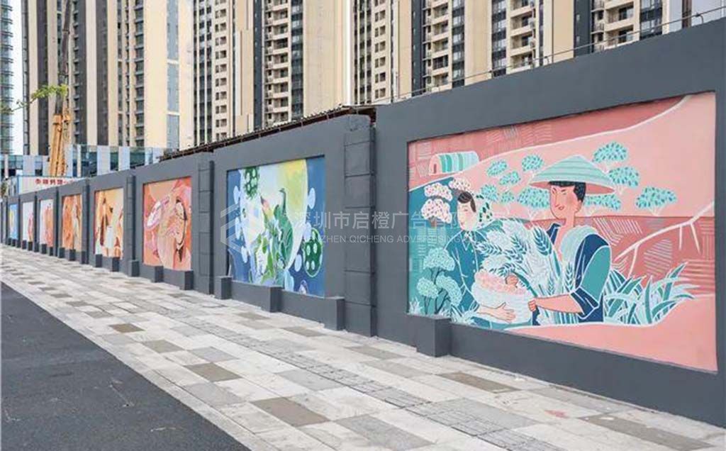 深圳城市文化墻制作應(yīng)該如何去設(shè)計(圖3)
